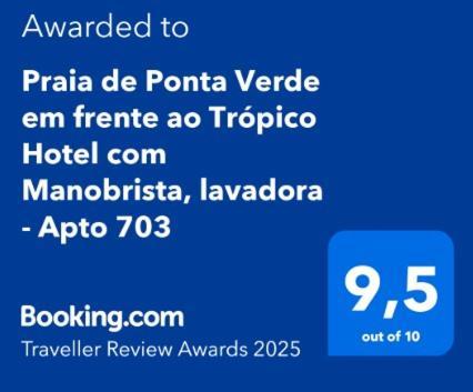 Praia De Ponta Verde Em Frente Ao Tropico Hotel Com Garagem, Wi-Fi, Lavadora - Apto703 Maceió Εξωτερικό φωτογραφία